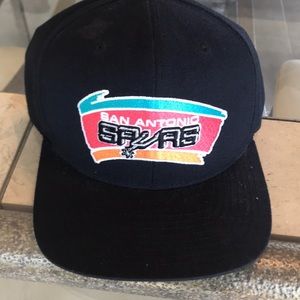 Mitchell & Ness Black San Antonio Spurs Snapback